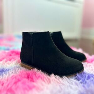 Suede Black Boots Toddler Girl 8T